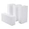 AMZQNART 4 Pack Craft Foam Blocks 8x4x2 Square Polystyrene Foam Bricks for Art Sculpting Flower Arrangements Sculpture Modeling School and Home DIY