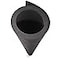MEARCOOH EVA Foam Cosplay Black 2mm Thick 1mm to 20mm Large 355 x 59 Sheet Premium High Density 86 kgm3 for Cosplay Crafts Projects