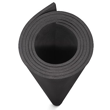MEARCOOH EVA Foam Cosplay Black 5mm Thick 1mm to 20mm Large 355 x 59 Sheet Premium High Density 86 kgm3 for Cosplay Crafts Projects