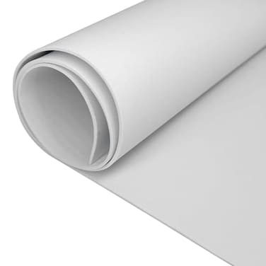 biguphate EVA Foam Roll 10mm Thick White Craft Foam Sheets 15 x 39 Large Cosplay Foam Sheet Ultra High Density 86 kgm Pliable Elastic for Craft Projects Costume Cosplay Foam