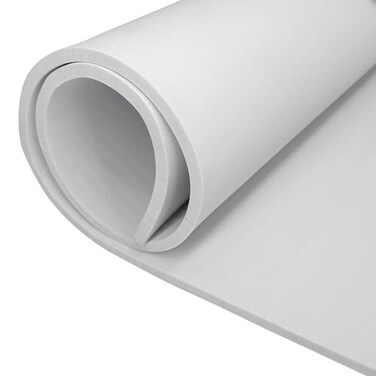 biguphate EVA Foam Roll 6mm Thick White Craft Foam Sheets 15 x 39 Large Cosplay Foam Sheet Ultra High Density 86 kgm Pliable Elastic for Craft Projects Costume Cosplay Foam