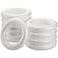 Lyellfe 10 Pieces Foam Wreath Forms 77 Inch Craft Foam Circles Round Polystyrene Rings Craft Foam Wreath Circles for DIY Christmas Holiday Home Decor