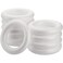 Lyellfe 10 Pieces Foam Wreath Forms 77 Inch Craft Foam Circles Round Polystyrene Rings Craft Foam Wreath Circles for DIY Christmas Holiday Home Decor