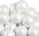 LOMIMOS 24pcs 4 Inch Foam Balls White Craft Balls for Arts Crafts DIY Cratfs School Projects Christmas Easter Home Party Decoration