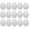 Crafjie Foam Eggs 15pcs 315 Inch 8cm White Craft Foam Eggs Smooth for Spring Easter Halloween Christmas Holiday Crafts Making Handmade DIY Painting School Projects