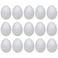 Crafjie Foam Eggs 15pcs 315 Inch 8cm White Craft Foam Eggs Smooth for Spring Easter Halloween Christmas Holiday Crafts Making Handmade DIY Painting School Projects
