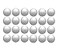 Crafjie 4 Inch Craft Foam Balls 24Pack Supplies Foam Balls for Christmas DIY Arts and Crafts Smooth Polystyrene Foam Ball for Decoration Household School Projects White
