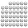 Crafjie Craft Foam Balls 40Pack 29 Inches in Diameter Foam Ball for DIY Arts and Crafts Ornaments Smooth Polystyrene Foam Balls for Decoration Household School Projects White