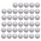 Crafjie Craft Foam Balls 40Pack 29 Inches in Diameter Foam Ball for DIY Arts and Crafts Ornaments Smooth Polystyrene Foam Balls for Decoration Household School Projects White