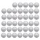 Crafjie Craft Foam Balls 40Pack 29 Inches in Diameter Foam Ball for DIY Arts and Crafts Ornaments Smooth Polystyrene Foam Balls for Decoration Household School Projects White