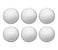 Crafjie Craft Foam Balls 6 Inches Diameter 6Pack Smooth Polystyrene Round Foam Balls for DIY Arts and Crafts Ornaments Balls for Decoration Household School Projects DIY White