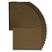 Do&Acirc;&sup2;ping 9 x 12 Inch Brown Foam Sheets Crafts 2mm Thick 25 Pack Premium Brown Foam Papers Set for CraftingDIY ProjectClassroom Scrapbooking 3D Card Making