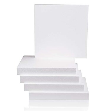 SilverlakeLLC Silverlake 12x12x15 Craft Foam for Styrofoam Block Projects 5Pack