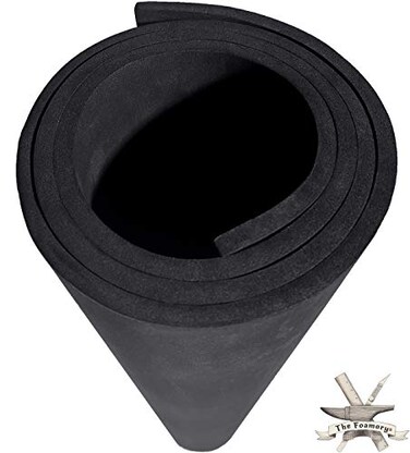 The Foamory Shape Retention EVA Cosplay Foam 8mm Thick Black XLarge 35x59 High Density EVA Craft Foam Sheets Premium 85 kgm3 Heat Shape Material for DIY Comic Con or Halloween Costumes