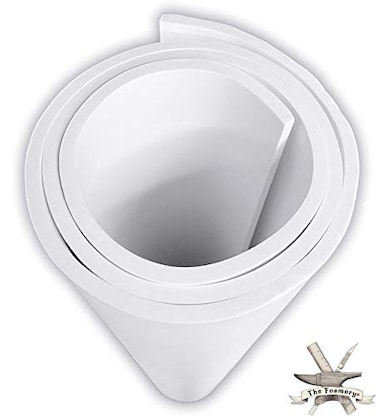 The Foamory EVA Foam Cosplay 8mm Thick 1mm to 10mm Extra Large Foam Sheets White or Black 35 x 59 Sheet Ultra High Density Craft Foam 85 kgm3 by