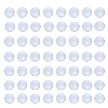 CCINEE 100PCS 1 Inch White Foam Balls Polystyrene Craft Balls Foam Balls for Art Craft Household School Projects and Christmas Easter Party Decorations