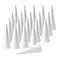 FFchuanhe 20 PCS Craft Foam Cones 22X42in Polystyrene Cone Shaped Foam Foam Tree Cones for Arts and Crafts Christmas School Wedding Birthday DIY Home Craft Project White