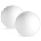 Juvale Sphere Craft Foam Balls 75Inch White Polystyrene Spheres 2 Pack for DIY Projects Floral Centerpieces Home Decor
