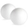 Juvale Sphere Craft Foam Balls 75Inch White Polystyrene Spheres 2 Pack for DIY Projects Floral Centerpieces Home Decor