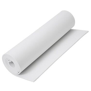 AMZQNART EVA Foam 5mm Cosplay Foam Roll 16 x 59in65sqftWhite Suitable for Large Foam Cosplay Modeling DIY Projects Crafts Ultra High Density 90 kgm3