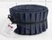 Soimoi 40Pcs Solid Dark Blue Precut Fabrics Strips Roll Up 25 Inches Cotton Jelly Rolls for Quilting