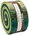 Robert Kaufman Lunn Studios Artisan Batiks Prisma Dyes Rainforest Roll Up 40 25inch Strips Jelly Roll Fabrics RU37340