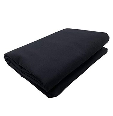 AK TRADING CO. AK TRADING CO Muslin FabricTextile Draping Fabric Black 10 Yards Medium Weight 100 Cotton 60in Wide