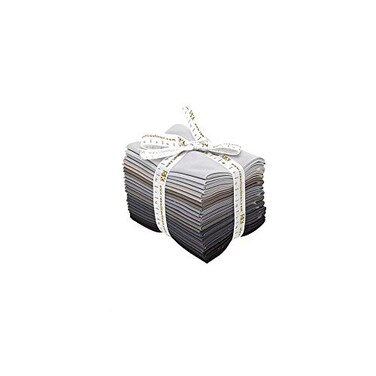 Robert Kaufman FQ90512 Fat Quarter Bundle Kona Cotton Gray Area 12pcs