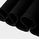 FabricLA Acrylic Felt Fabric by the Yard 72 Inch Wide Craft Sewing Cosplay Costumes NoFray Clean Cut Black Half Yard