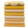 Hanjunzhao Yellow Fat Quarters Fabric Bundles 18x22 inch for Sewing Quilting Crafting