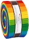 Robert Kaufman Kona Cotton Solids Bright Rainbow Roll Up 40 25inch Strips Jelly Roll RU78440