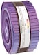 Robert Kaufman Studio RK Kona Cotton Solids Lavender Fields Roll Up 40 25inch Strips Jelly Roll Fabrics RU43740