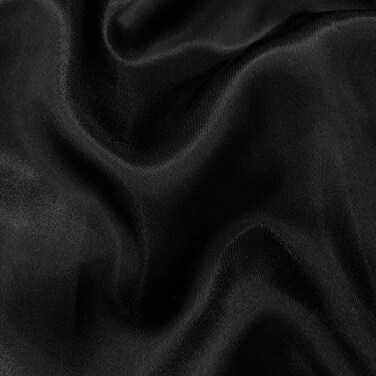AK TRADING CO. AK TRADING CO 60 inches Wideby The YardCharmeuse Bridal Satin Fabric for Wedding Apparel Crafts Decor Costumes Black 20 Yards