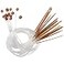 BambooMN JubileeYarn Bamboo Tunisian Circular Crochet Hook Set 12 Sizes Carbonized Brown