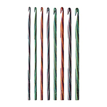 Knit Picks WeCrochet Mosaic Regular Wood Crochet Hook Set 8 Sizes US EK