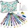 Coopay 12 Sizes Crochet Hooks Set with Case Comfort Sturdy Forest Crochet Hooks Ergonomic Soft Grip for Crocheting Yarn Crochet Counter Track Stitches Ideal Crochet Starter Kit