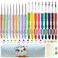 Mdoker 18 Sizes Ergonomic Crochet Hook Set with Case08mm6mm Crochet Hooks for Arthritic HandsCrochet Needles for BeginnersMothers Day GiftCrochet Lovers