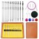 Hobekoee Tunisian Crochet Hooks Set with Cable12 Size Aluminium Interchangeable Crochet Hook Set Inline Crochet Hooks Afghan Crochet Needles 3mm10mm