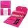 Lykke 5 inch Blush Pink Circular Knitting Needles Interchangeable Set Fuchsia Denim Case