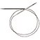 ChiaoGoo Red Lace Circular 40 inch 102cm Stainless Steel Knitting Needle Size US 3 325mm 70403