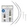 ChiaoGoo Twist Short Combo 2 3 5 8 cm S US 8 5 mm
