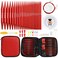 LOOEN 57 PCS Interchangeable Circular Knitting Needles Set Aluminum Knitting Needles 30mm100mm with 4 Cables Ergonomic Handles Storage Case Complete Knitting Kit for Beginners Advanced Projects