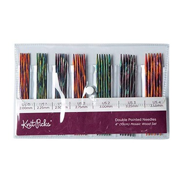 Knit Picks Double Pointed Wood Knitting Needle Set Mosaic 4
