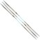 skacel by addi Flexiflips Basic Double Pointed Knitting Needles 8 Inch 20 cm Plated Brass Tips with Flexible Nylon Cord 2 mm US Size 0