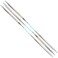 skacel by addi Flexiflips Basic Double Pointed Knitting Needles 8 Inch 20 cm Plated Brass Tips with Flexible Nylon Cord 2 mm US Size 0