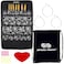 ChiaoGoo Spin Bamboo 4Inch Small 2400S Interchangeable Circular Knitting Needle Set Sizes US 2 3 4 5 6 7 8 with 3 Cords 12 Stitch Markers 1 Gauge with Project Bag