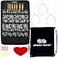 ChiaoGoo Spin Bamboo 5Inch Small 2500S Interchangeable Circular Knitting Needle Set Sizes US 2 3 4 5 6 7 8 with 3 Cords Connectors Stitch Markers with Project Bag