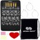 ChiaoGoo Spin Bamboo 5Inch Small 2500S Interchangeable Circular Knitting Needle Set Sizes US 2 3 4 5 6 7 8 with 3 Cords Connectors Stitch Markers with Project Bag