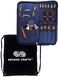 Lantern Moon Heirloom 5Inch 10Pair Interchangeable Circular Knitting Needle Set Handcrafted Ebony US 25 3 4 5 6 7 8 9 10 11 Silk Case 3 Cords 4 End Caps with Project Bag