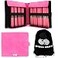 Lykke Blush 6 in Large Set US Sizes 6 7 8 9 10 105 11 13 DPN Double Point Knitting Needles for DK Worsted Chunky Super Chunky Yarn Birchwood with Fuchsia DM Case Project Bag